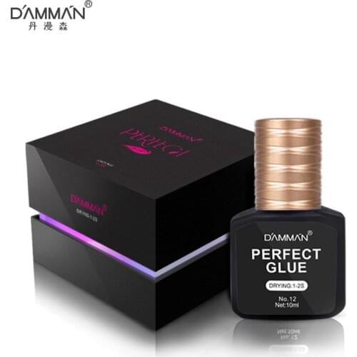 1PC DAMMAN Eyelash Glue Professional Eyelashes Extension Black Strong Adhesive Kroea 1-2 Sec Dry 7-8 Weeks Long Lasting Gum