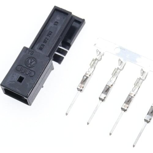 10pcs Volkswagen 8e0972763 wire connector male plug refires accessories for Car door lamp connector License Plate lights Audi