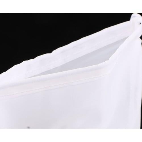 12 Pcs Milk Coffee Juice Reusable Nylon Mesh Strainer Filter Bag 15x20cm