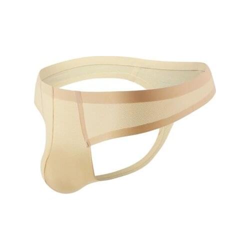 2020 Brand Mens Solid Underwear Ultra-Thin Sexy Ice Silk Seamless Thong Men Gay G-strings Low Waist Male Panties Underpants