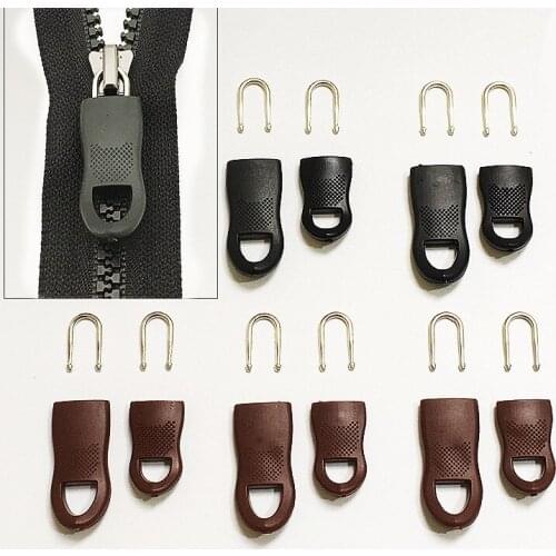 4 PCS/Set Replacement Zipper Head Universal for Travel Bag Suitcase Clothes Tent Backpack Zip Slider Teeth Rescue Zippers Pull