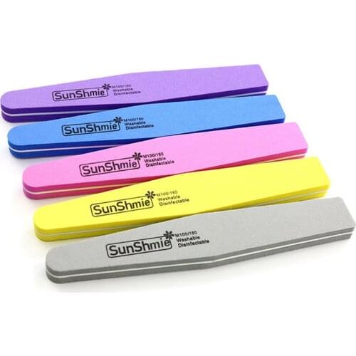 50/20/10Pcs Manicure Pedicure Double-sided Polishing Nail Art File Tools Sanding Buffer Remove Buffering Care Tools Accessories