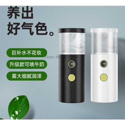 50pcs Nano spray Facial Steamer Portable Steam Face Humidifier USB Charging