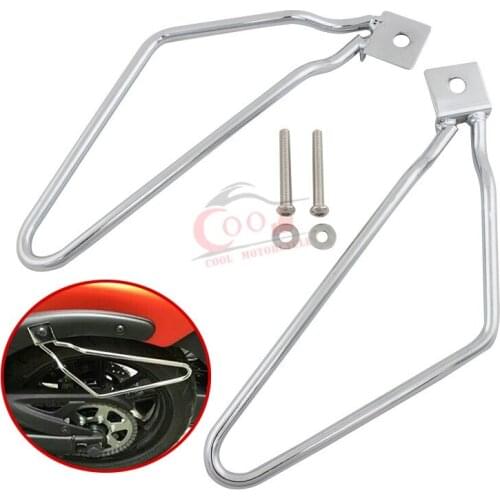 Motorcycle Accessories Saddle Bag Support Bars Mount Bracket Fits For Harley Sportster 883 Iron Dyna Fat Bob FXDF Motorcycle