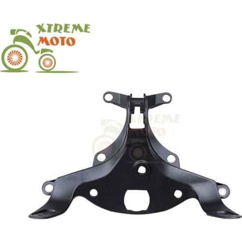 Aluminum Black Motorcycle Front Upper Fairing Bracket Stay Racer Light For YAMAHA YZF R1 2007-2008 2007 2008 07 08