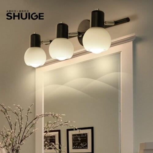 American minimalist Floor Lamps bathroom mirror lamp LED simple Modern Vanity Dresser bedroom cabinet lamp LU626 ZL151