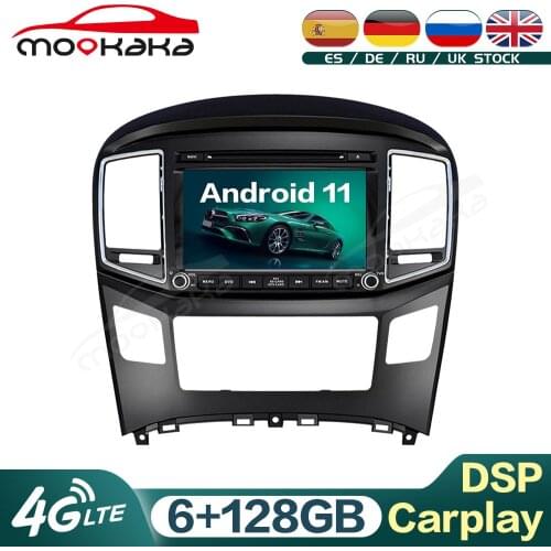 For Hyundai H1 Grand Starex 2015 - 2019 Android 11 6G+128GB Car Audio Multimedia Player GPS Navigation Audio Stereo Carplay DSP