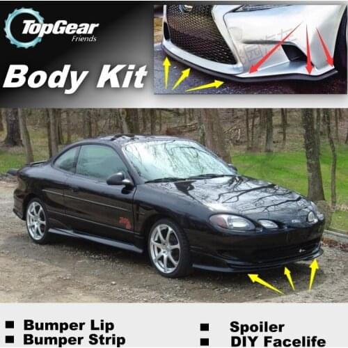 Bumper Lip Deflector Lips For Ford ZX2 Front Spoiler Skirt For TopGear Fans Car View Tuning / Body Kit / Strip