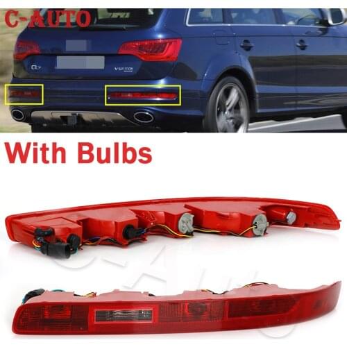 For Audi Q7 2006 2007 2008 2009 2010-2015 Rear Bumper LED Tail Stop Light Reverse Light Left&Right side Fog Lamp Signal Light