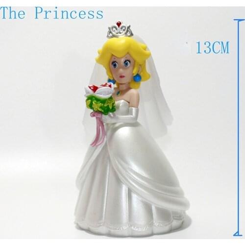 Super Mario Bros Luigi Yoshi Donkey Kong Wario PVC Action Toy Figure Collectible Puppets Model Toys for Children Birthday Gifts