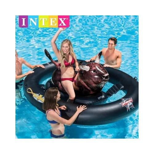INTEX oversized matador floating row PVC childrens water mount inflatable toy net celebrity adult thickened floating row