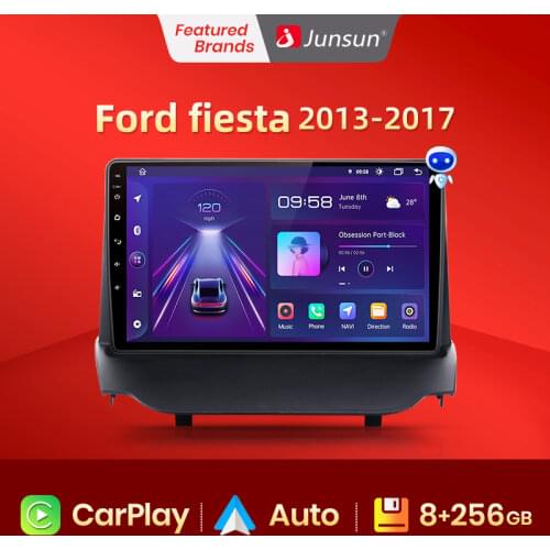 Junsun V1 2G+32G Android 10.0 DSP For Ford fiesta 2013-2017 Car Radio Multimedia Video Player 2020 Navigation GPS 2 din DVD