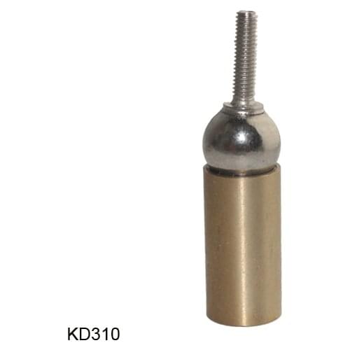 KD310 3d printer socket connection Steel ball Brass rod end with thread hole permanent universal magnetic ball joint