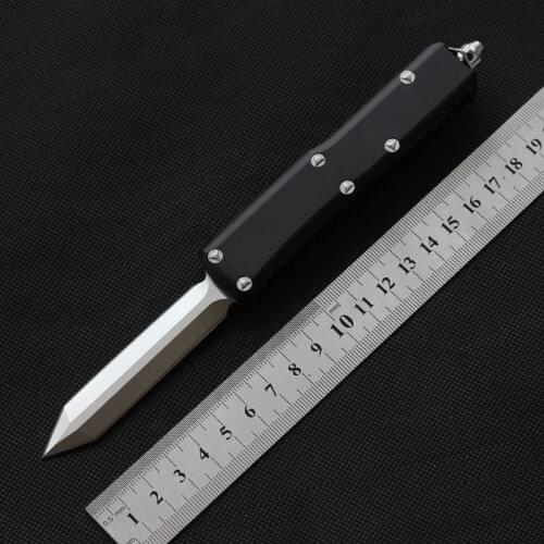 MK X85 Knife D2 Blade 6061-T6Aluminum Handle 60HRC Outdoor Hunting Survival knives Collection Gift pocket EDC Tool