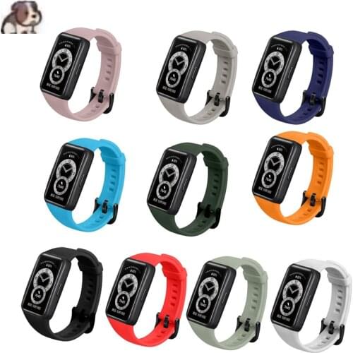 Multicolor Soft Silicone Sport Band Strap For Huawei Honor Band 6 Smart Wristband Bracelet Replacement Watchband For Honor Band6