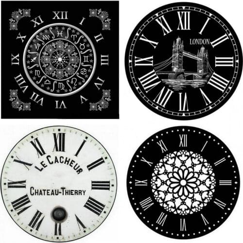 Wall Clock DIY Diamond Embroidered Picture 3D Full Square/Round Diamond Painting 5D Diamond Cross Stitch Crystal Rhinestone