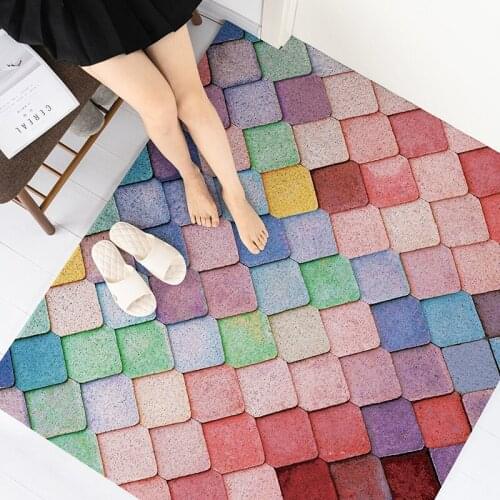 Durable Rubber Door Mat Non Slip Dirt Trapper Rug Heavy Duty Patio Entry Mats High Traffic Areas Indoor Outdoor Low-Profile Rug