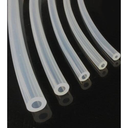 Silicone rubber tube inner x outer dia 0.5x1 0.5x1.5 0.5x2 0.5x2.5 0.5x3 0.8x1.9 0.3x0.8mm transparent clear pipe Hose plumbing