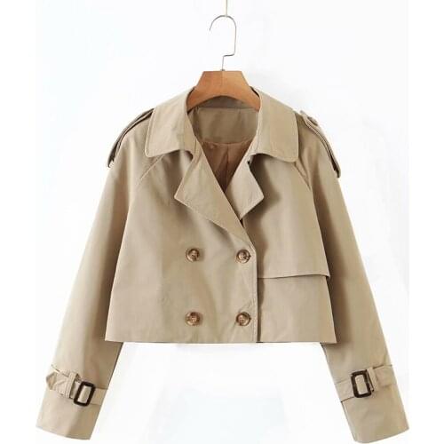 Xikom Women's Short Trench Coats