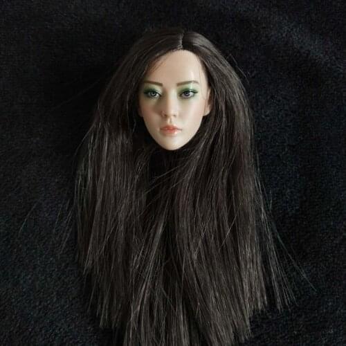 1/6 Female soldier head sculpt Cool Girl Japan head carving for 12 inches TBLeague body figures