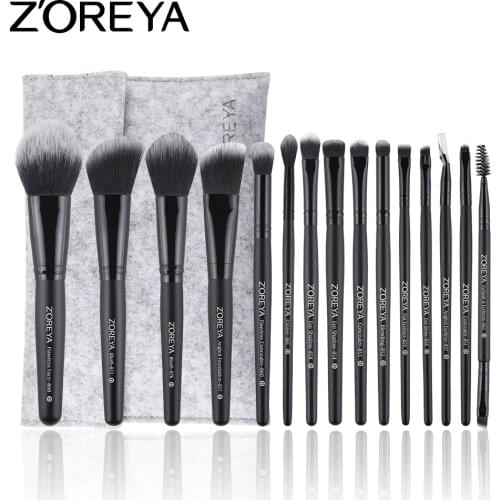 ZOREYA Makeup Brush 4/8/12/15/16/18pcs Professional Makeup Brush Set Many Different Model As Essential Cosmetics Tool