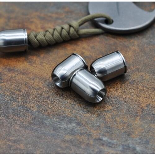 Mack Walker 1 Piece Titanium alloy Knife Pendant DIY EDC Knife Beads