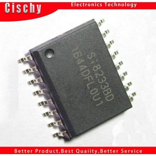 2pcs/lot SI8233 SI8233BD SI8233BD-C-IS SOP-16 In Stock