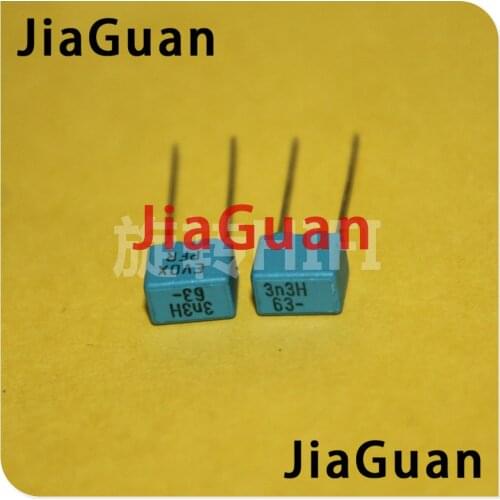 20PCS NEW EVOX PFR5 3300PF 63V P5MM MKP 332/63V film EVOX-RIFA PFR 332 3.3NF 3300p/63v 3N3 63VDC 0.0033uf