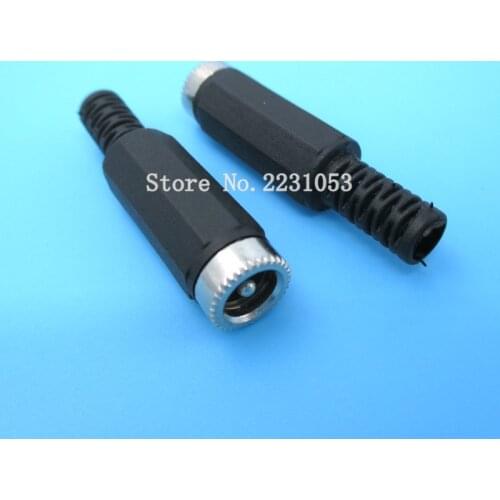 5PCS/LOT 5.5*2.1 MM Jack Welding Type Female YX-5.5-2.1MM Metal DC Power Socket