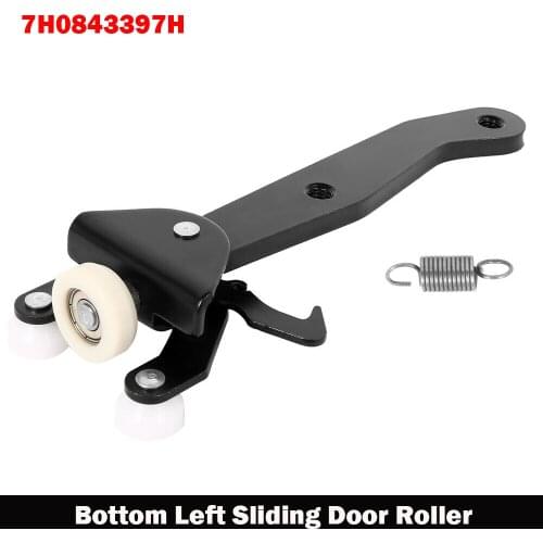 Car Side Sliding Door Lower Bottom Roller Hinge Guide Left N/S For VW T5 Transporter Caravelle 2003-2015 7H0843397F