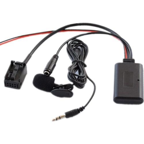 Car Bluetooth AUX Adapter Wireless Audio Phone Call Hands Free Microphone For FORD Carnival Fox wins Mondeo PUMA MK2 MK3 / S-MAX