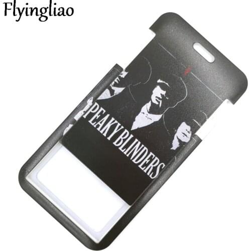 Peaky Blinders Fashion Lanyard ID Badge Holder Bus Pass Case Cover Slip Bank Credit Card Holder Strap Card Holder