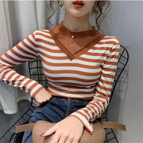 CHIRUYI Women's Knitted T-shirts