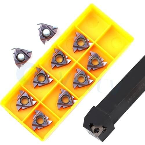 SER2525M16 SER3225P16 SEL2525M16 SEL3225P16 External Thread Lathe Tool Holder 16ER AG60 16IR AG55 carbide thread turning insert
