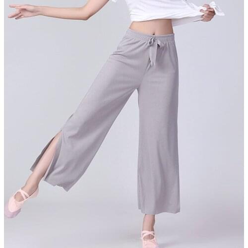 2021 New CM008 Kids Latin Dance Dress Girls Pants Long Loose Design Latin Dancing Trousers Belly Modern Dance Dresses