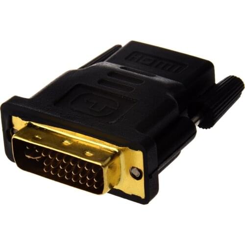 DVI-I Dual-Link 24+5 Male to HDMI Female Adapter