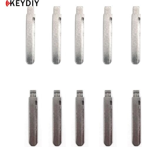 KEYDIY 10 pcs/lot Metal Blank Uncut Flip KD Remote Key Blade Type #57 for BYD F3 (Left) Succe NO. 57 Blade