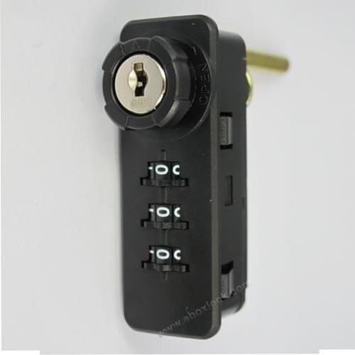 Combination Lock for Drawer Cabinet 3 Dial Horizontal