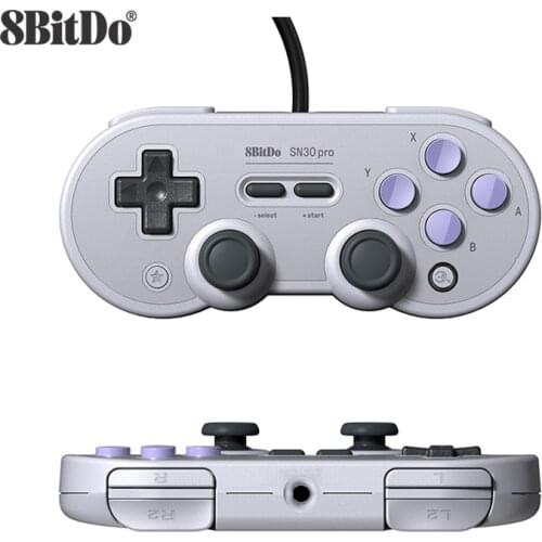 8BitDo SN30 Pro Wired USB Gamepad for Nintendo Switch Windows Raspberry Pi SN Edition Wired Game Controller for NS Switch