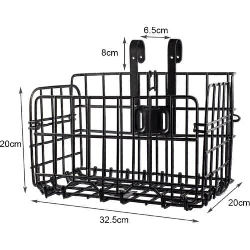 Storage Container Foldable Design Save Space Safe Mountain Bike Folding Bicycle Basket for Bike