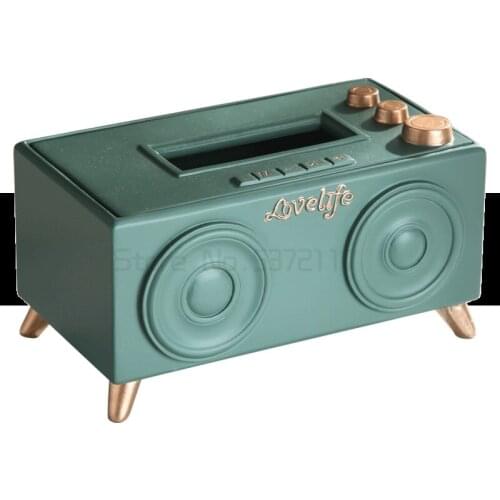 Nordic creative tissue box decoration light luxury style living room tea table drawer dining table storage box