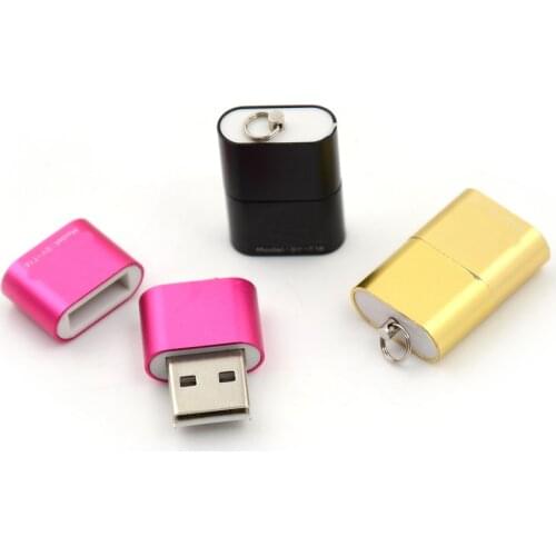 Mini size High Speed USB 2.0 Micro SD TF T-Flash Memory Card Reader Adapter for Tablet/Phones 480 Mbps USB 2.0 OTG Adapter