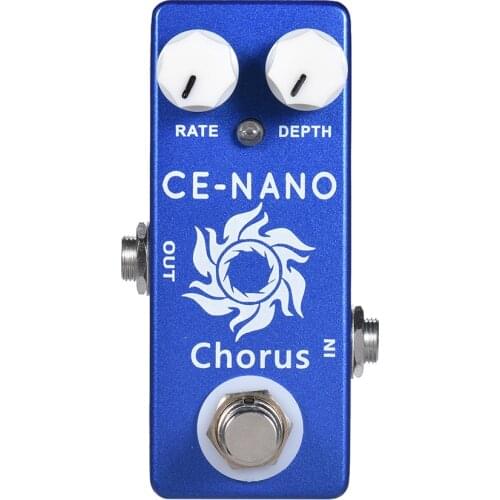 MOSKY CE-NANO Chorus Guitar Effect Pedal BBD Chip Zinc Aluminum Alloy True Bypass Electric Guitar Parts Accessories