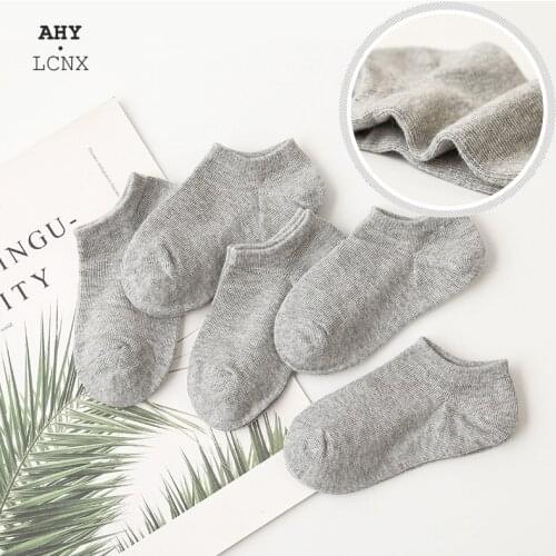 5 Pairs/lot Summer White Cotton Childrens socks For Babies Thin Mesh Boat Sock Breathable Babies Accessories Toddler Clothes