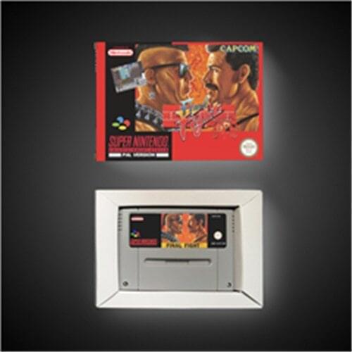 Final Fight - EUR Version Action Game Card with Retail Box