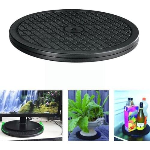 10" Multipurpose Rotating Turntabl 360-Swivel Home Ring Food Clay Kitchen Dual 65lb Bearings Cake Capacity Ball E2O0