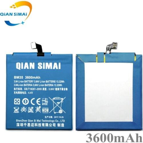 QiAN SiMAi New BM35 3600mAh High Quality Battery For Xiaomi Mi4C Mi 4C Mobile Phone in stock