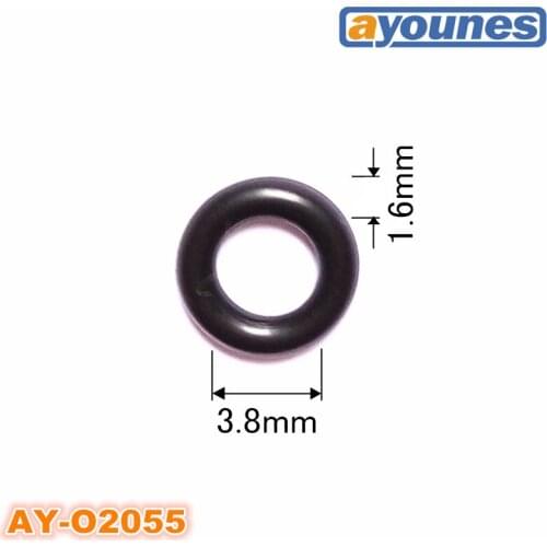 Free Shipping 100pieces 3.8*1.6mm Rubber Orings For Fuel Injector Repair Kits (AY-O2055)