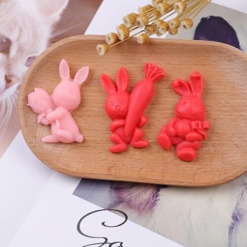 Chocolate Baking Mold Easter Bunny Mold Bunny Baking Tools Rabbit Shape Silicone Mold Easter Rabbit Epoxy Mold Chocolate Mold