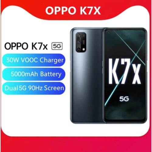 Original Oppo K7X 6GB RAM 128GB ROM 5G Smart Phone 50000mAh Big Bettry 30W VOOC 6.5'' AMOLED Screen Cell Phone